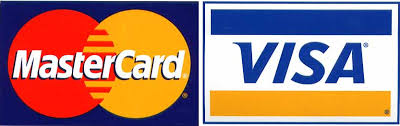 We accept Mastercard and Visa